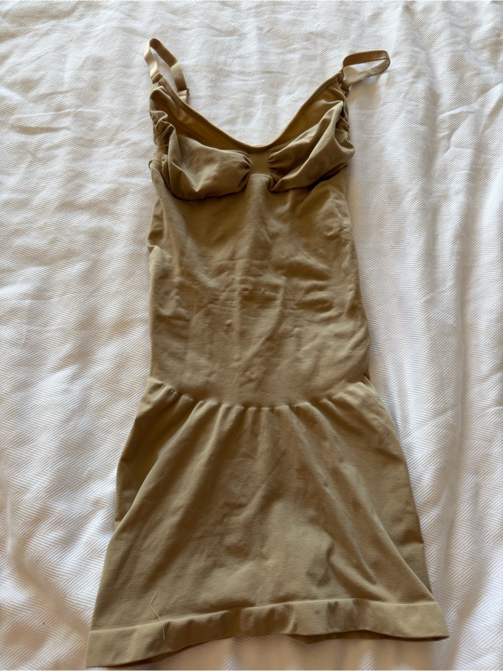 SKIMS Seamless Sculpt Slip Dress Sand Beige Size L